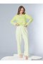 Women's Cotton Pajama Set Long Sleeve Lapel Collar Patterned Comfortable Homewear 79-117 - 4