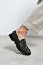 Vesta Khaki Waterway Crocodile Genuine Leather Flat Sole Women's Loafer Shoes - 3