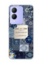 Vivo Y17S Compatible Blue Carpet Verse Printed Transparent Phone Case