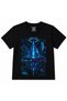 Signal Lost in the Matrix Cyberpunk Neon City Graphic Kids T-Shirt