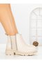 Ankle Boots - Beige - 3