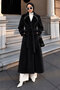 Fox Coat with Zipper Detail on the Collar Tsd260346 Black