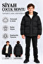 Boy's Hooded Plush Lined Quilted Winter Coat Ak 4302 - 2