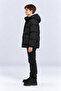 Boy's Hooded Plush Lined Quilted Winter Coat Ak 4302 - 4