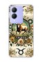 Vivo Y17S Compatible Taurus Sign Printed Transparent Phone Case