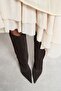 Melna Bitter Brown Suede Leather Pointed Toe Thin Heeled Women's Boots - 7