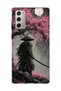 Samsung Galaxy Note 20 Compatible Samurai Full Moon Printed Transparent Phone Case