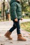 Girls & Boys Winter Thick Sole Warm Zippered Suede Boots - 5