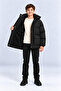 Boy's Hooded Plush Lined Quilted Winter Coat Ak 4302 - 3