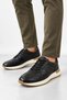 Alaric Men's Genuine Leather Sports Shoes - Black