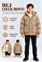 Boy's Hooded Plush Lined Quilted Winter Coat Ak 4302 - 2
