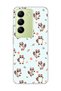 Vivo V30 Lite 4g Compatible Cute Raccoon Printed Transparent Phone Case