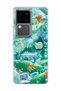 Vivo V30 5g Compatible Underwater Fish Printed Transparent Phone Case