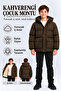 Boy's Hooded Plush Lined Quilted Winter Coat Ak 4302 - 2