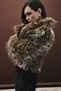 Leopard Patterned Faux Fur Jacket – Brown Short Women's Fur Coat - Leopard - 5