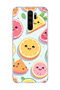 Redmi Note 8 Pro Compatible Cute Fruit Slices Printed Transparent Phone Case