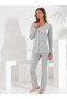 Angelique 100% Cotton Long-Sleeve Women's Pajama Set 40103-104