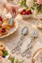 Sultana Premium 3-Piece Stainless Steel Serving Tongs Set – Pasta, Pastry, and Salad Tongs - 21 cm - 6