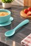 2-Pack Silicone Feeding Spoon Baby Feeding Spoon Soft Tip Ergonomic Design Transition Spoon for Supplementary Food