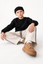 Boys' and Teenagers' Wide Leg Sweatpants with Side Piping - 5