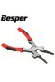 8Inch Welding Pliers,Multi-functional MIG Welding Pliers with Insulated Handle, Wire Cutting Pliers, - 8