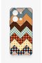 Vivo Y36 Compatible Colorful Knitted Patterned Silicone Case - 2