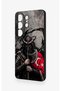 Samsung S26 Ultra Compatible Turkish Warrior Patterned Silicone Case - 4