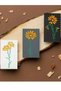 6pcs Reusable Single Flower Stencil Set Modern Floral Design PET Painting Templates for DIY on Wood - 8