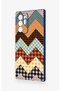 Samsung Note 20 Ultra Compatible Colorful Knitted Patterned Silicone Case - 4
