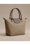 Women's single-compartment handbag - zippered coffee-colored chic everyday bag - 2
