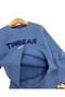 Boy's Winter 3-Yarn Thick Tracksuit Set with Fleece Inside and Teddy Bear Embroidery for Ages 2-3-4-5-6 - 6