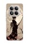 Redmi Note 15 Pro 4g / 5g Compatible Geisha Full Moon Printed Transparent Phone Case