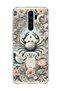 Redmi Note 8 Pro Compatible Transparent Phone Case with Crab Sign Printed