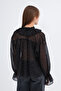 Polka Dot Transparent Blouse G1060 - 6