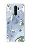 Redmi Note 8 Pro Compatible Shark Costume Cat Printed Transparent Phone Case