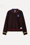 Women's Brown Crew Neck Sweater - 7