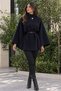 BELTED BOWL PONCHO