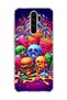 Redmi Note 8 Pro Compatible Neon Hamburger Potato Printed Transparent Phone Case