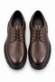 Orba Genuine Leather Lace-Up Thick Sole Men's Daily Classic Casual Shoes - 2