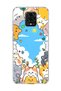 Redmi Note 9 Pro Compatible Cats Blue Sky Printed Transparent Phone Case