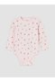 Lcw Baby Ecru Crew Neck Baby Girl Snap Bodysuit - 2