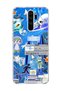Redmi Note 8 Pro Compatible Goldfish Computer Printed Transparent Phone Case