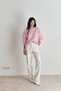 Noelle Basic Knitwear Sweater – Women's Crew Neck Long Sleeve Ribbed Soft Textured Sweater - 2