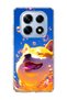 Redmi Note 14 Pro 4g Compatible Smiling Dog Bubble Printed Transparent Phone Case