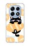 Redmi Note 14 Pro 4g Compatible Black Cat Bread Printed Transparent Phone Case