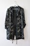 Italian Dark Khaki Hooded Camouflage Jacket with Pockets and Sequins on the Back, Oversize Woven Jacket 92 75 - 4