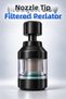 Faucet Tip Filtered Aerator Black – Water Flow Regulator Transparent Filtered Faucet Attachment