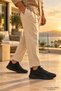 Fy-3820 Black Men's Casual Sneaker Daily Comfortable Sports Shoes
