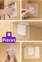 Shelf Corner Holder Adhesive Cabinet Corner Support Bracket 8 Pieces Multi-Purpose Clips