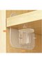 Shelf Corner Holder Adhesive Cabinet Corner Support Bracket 8 Pieces Multi-Purpose Clips - 3